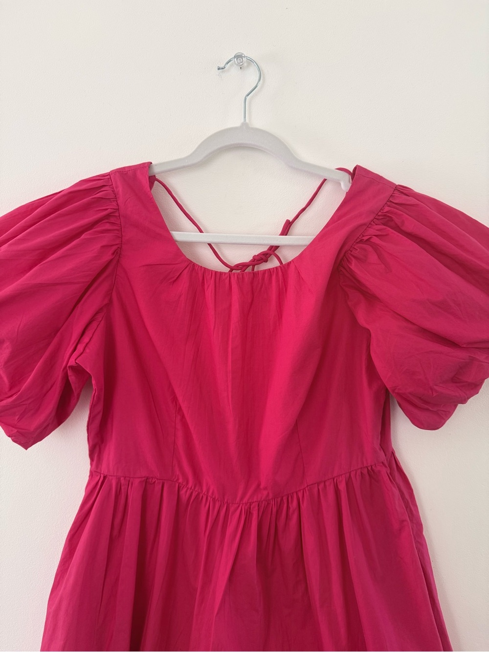NWT Anthropologie Puff-Sleeve Romper Vibrant Brunch Summer Vacation Size 6 - Picture 6 of 14